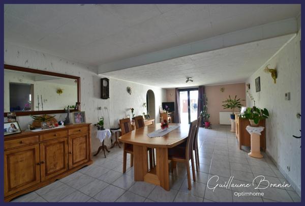 Maison à vendre 6 pièces de 139m² avec 4 chambres + Jardin ≈1000m² à JAUNAY-MARIGNY (86380)