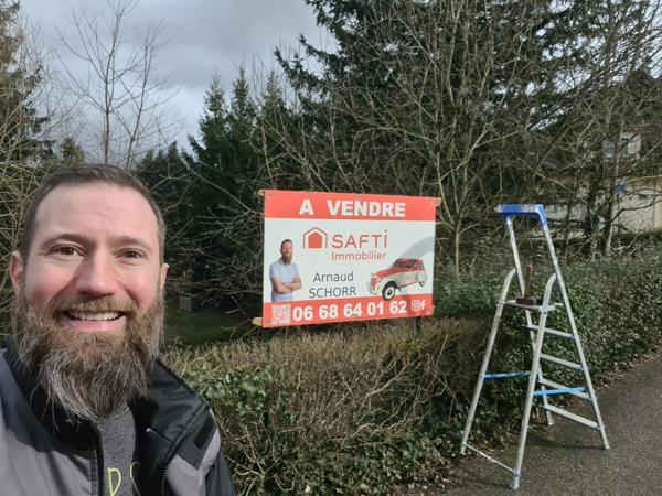 Beau terrain constructible hors lotissement à Saverne