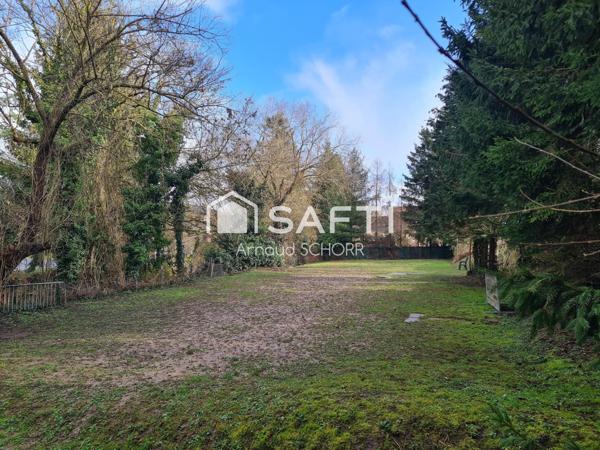 Beau terrain constructible hors lotissement à Saverne
