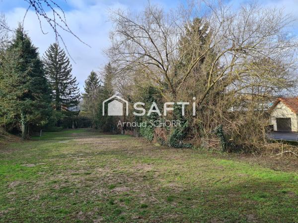 Beau terrain constructible hors lotissement à Saverne