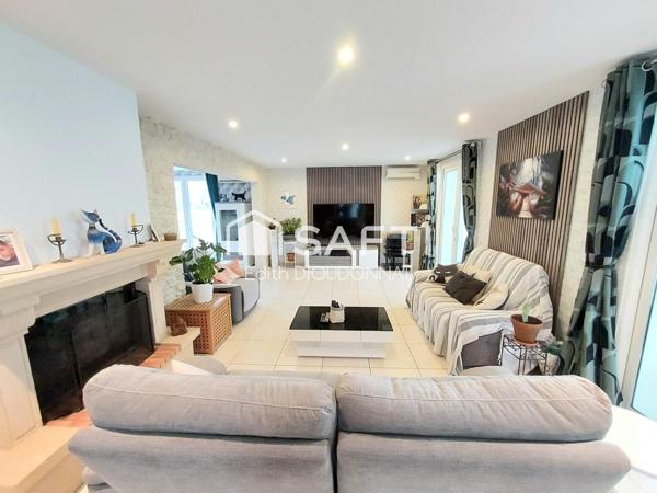 Maison d'habitation et locatif sur terrain de 2.5 ha avec étang