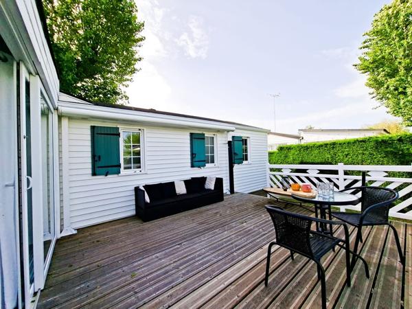 Mobil-home sur sa parcelle