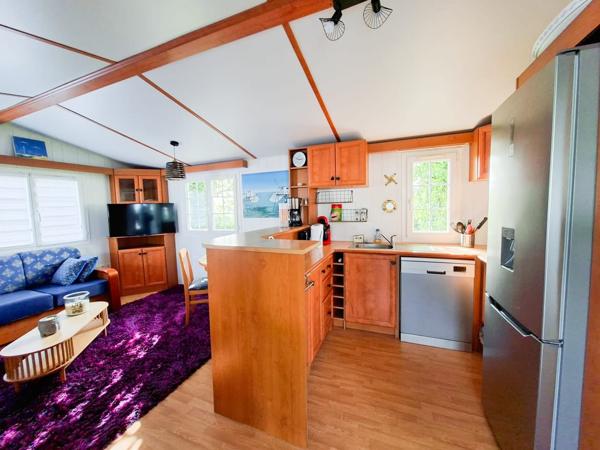 Mobil-home sur sa parcelle