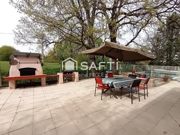 MAISON 172 m²  A LA CAMPAGNE, PISCINE, GRAND TERRAIN
