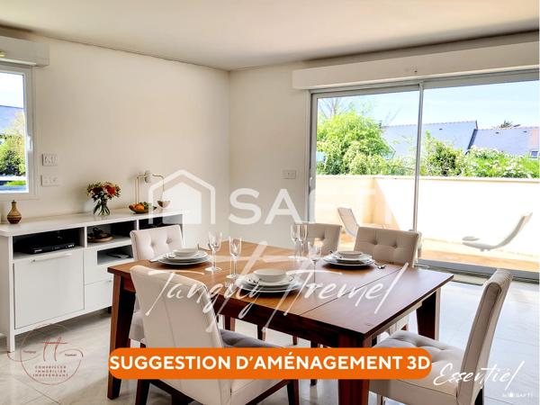 T3 Lomener – Terrasse – Garage – Parking
