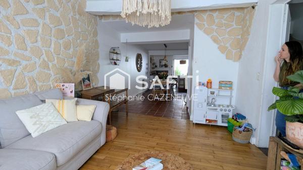 Cachet, douceur 3 belles chambres et cour intime