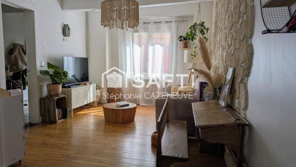 Cachet, douceur 3 belles chambres et cour intime