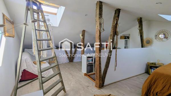 Cachet, douceur 3 belles chambres et cour intime