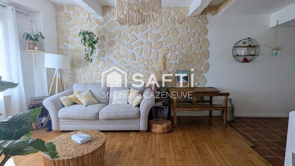 Cachet, douceur 3 belles chambres et cour intime