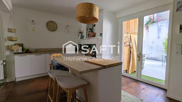 Cachet, douceur 3 belles chambres et cour intime