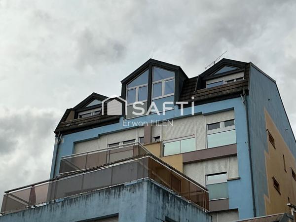 Appartement 65 M2, T3, avec 2 balcons 1 garage, 1 box