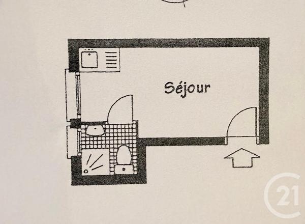 Appartement F1 à vendre  1 pièce - 12,01 m2 PARIS - 75019