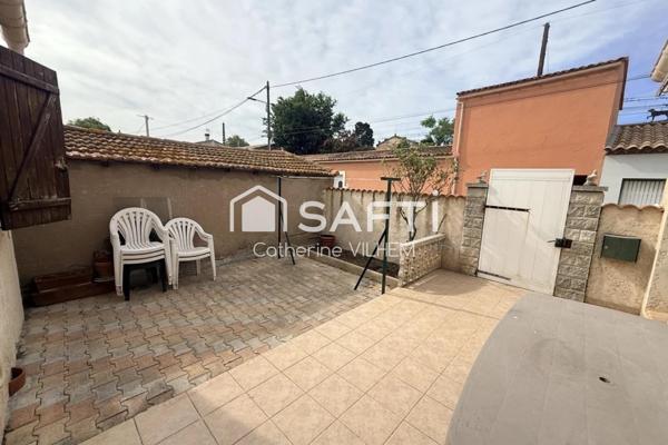 Quartier plagette , petite maison avec courette