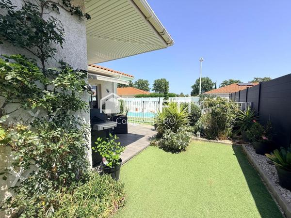 PERPIGNAN,SECTEUR CATALUNYA, MAISON 4 FACES PLAIN PIED, EXTERIEUR ARBORE, PISCINE