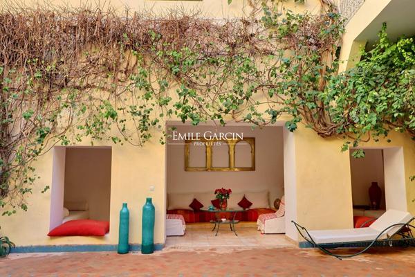 À vendre riad au coeur de la médina de Marrakech