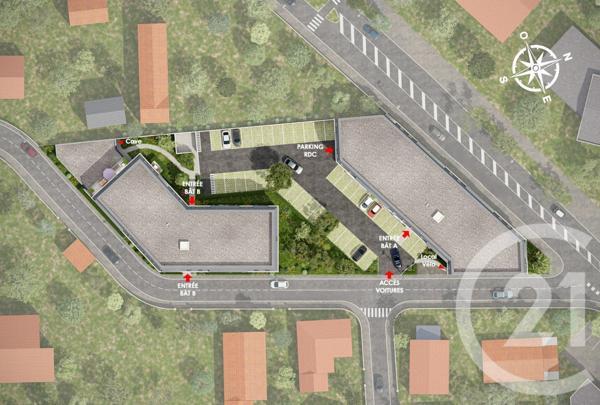 Appartement T3 à vendre  3 pièces - 56,15 m2 ST JEAN DE MONTS - 85