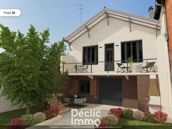 Vente maison Bordeaux La bastide, 104m² 208m² 5 pièces