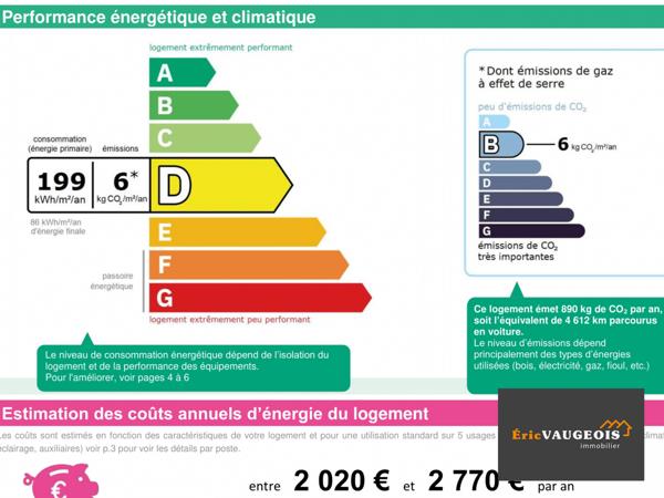 Coulommiers (77120) Maison 133m², Terrain 1000m² à Coulommiers DPE : D
