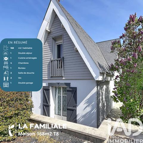 Maison à vendre 8 pièces 168 m² Saint-Léger-du-Bourg-Denis