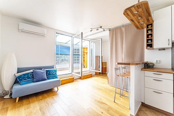 Appartement lumineux de 42 m² en dernier étage