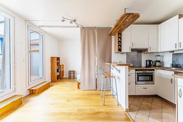 Appartement lumineux de 42 m² en dernier étage