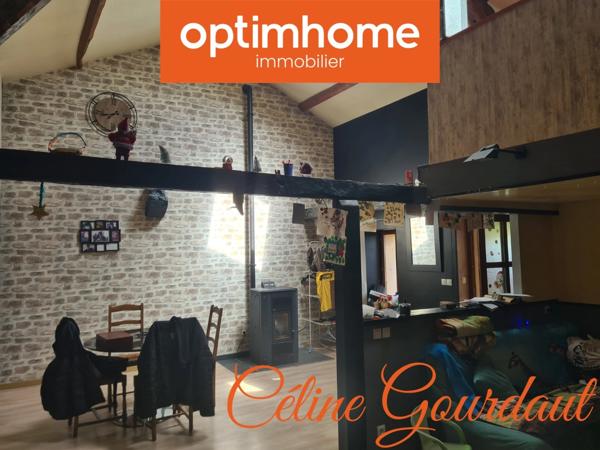 Maison 8 pces, 150 m², granges et jardin