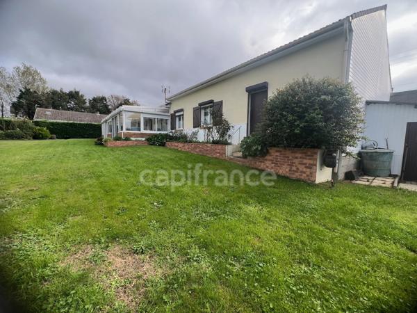 À VENDRE - SAINT MARTIN BOULOGNE - MAISON PLAIN-PIED - VERANDA - 3 CHAMBRES - GARAGE - JARDIN CLOS