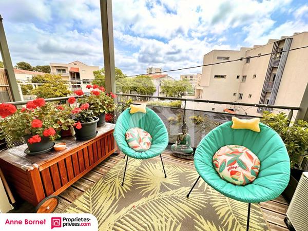 Appartement 2 pièces avec terrasse et double parking privatif