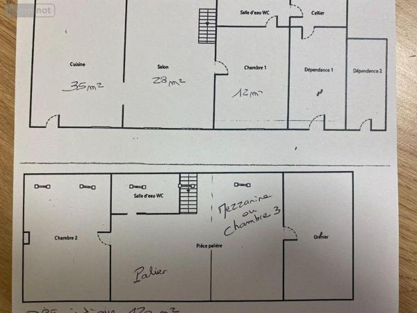 Maison à vendre à Jeu-Maloches dans l'Indre (36240), ref : 11832/2600
