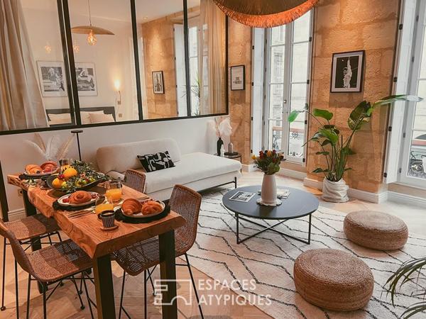 L’appartement de charme rénové au coeur du quartier des Chartrons