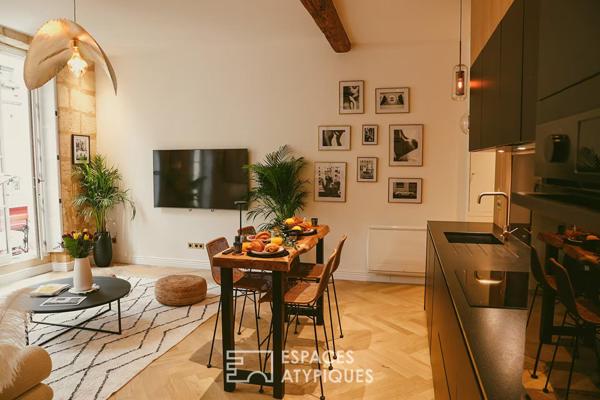 L’appartement de charme rénové au coeur du quartier des Chartrons