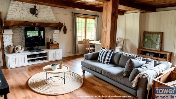 Maison
                                                                                                                                                                                                                                                                                                                        6 pièce(s)                                                                                                                                                                                                          4 chambre(s)                                                                                                                                                                                                          153  m²