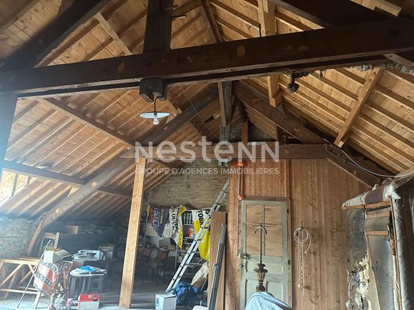 Maison cossue, centre ville de Questembert, 4 chambres, 400 m² de terrain.