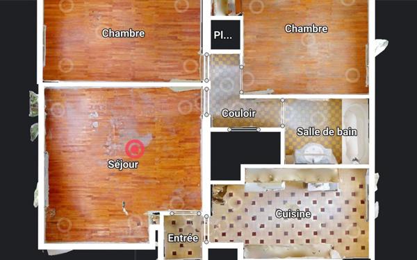 Appartement à vendre    3 pièces • 57,03 m2 Vaulx-en-Velin