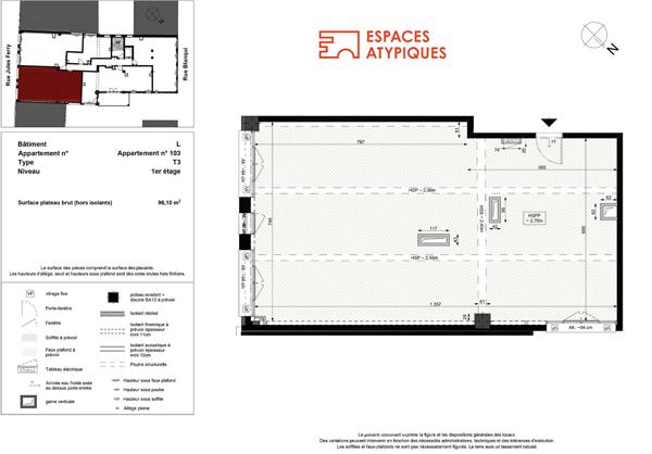 Loft industriel brut à aménager