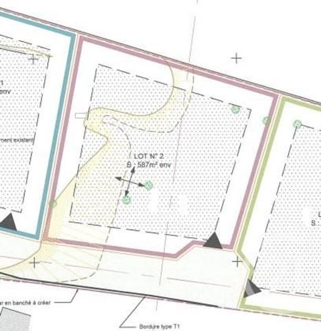 Terrain à vendre  587 m2 COUBON - 43