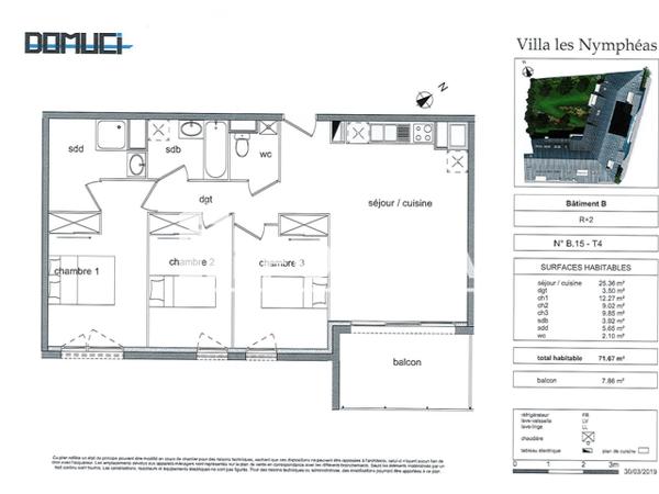 Location Appartement 4 pièces 71.67 m² - 2-6 ROUTE DE DARNETAL Rouen 76000