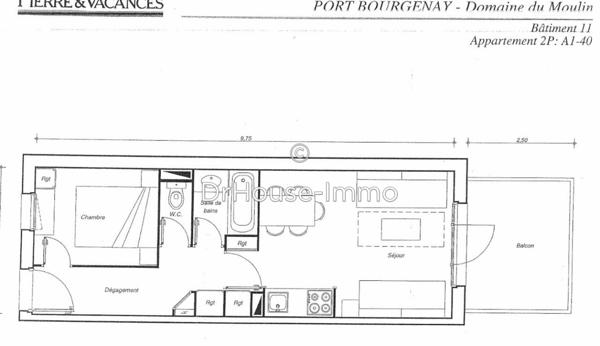 Appartement à vendre 2 pièces de 30 m²
