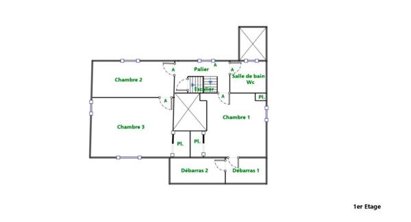 Maison de caractère avec dépendances à vendre 5 pièces GRANDCHAMP LE CHATEAU (14)