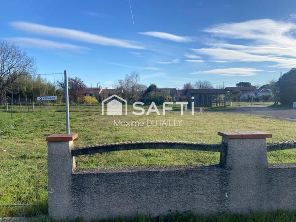 Terrain à bâtir de 415m²