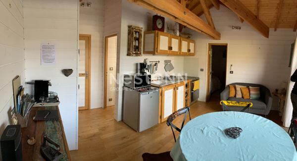 Chalet avec étang en Corrèze à vendre - 2 chambres -SPA- 1,6 ha de terrain- étang
