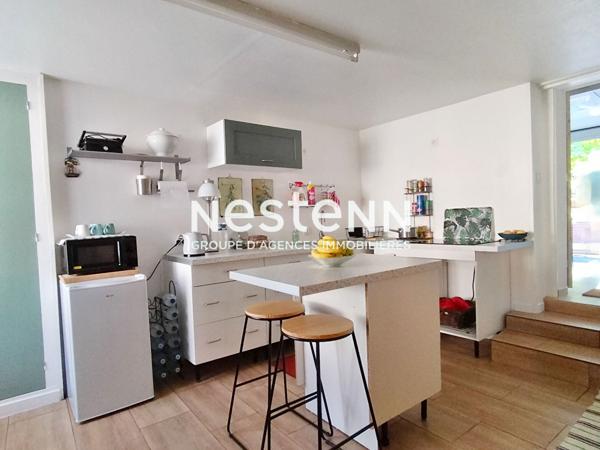 Maison de ville plain-pied à Boiscommun 5 pièces 92 m2 - 3 chambres - Véranda 15 m2- Garage - Jardin 630 m2