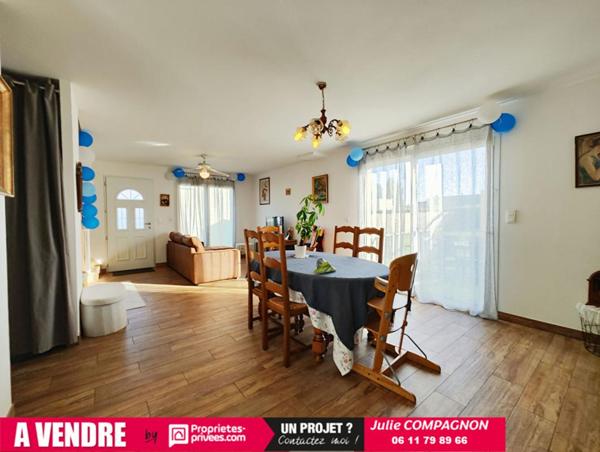 Maison 105 M² - CHALONNES SUR LOIRE - 4 CHAMBRES- GARAGE ET JARDIN