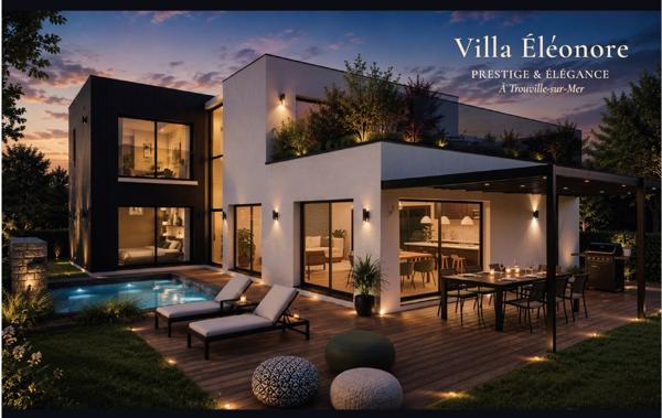 TROUVILLE-SUR-MER ? VILLA D'ARCHITECTE CONTEMPORAINE - TROUVILLE SUR MER
