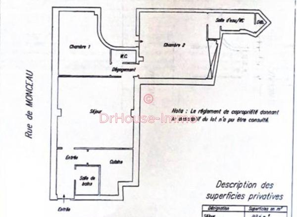 Appartement à vendre 4 pièces de 75 m²