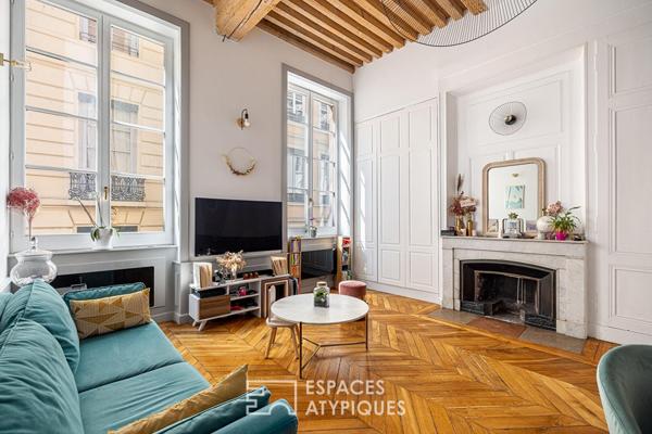 Esprit canut et lignes contemporaines à proximité des quais du Rhône