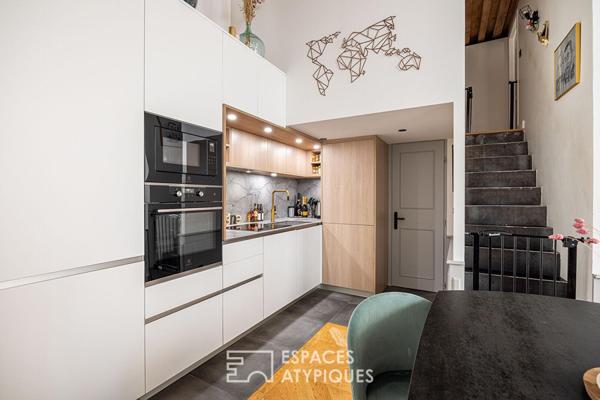 Esprit canut et lignes contemporaines à proximité des quais du Rhône