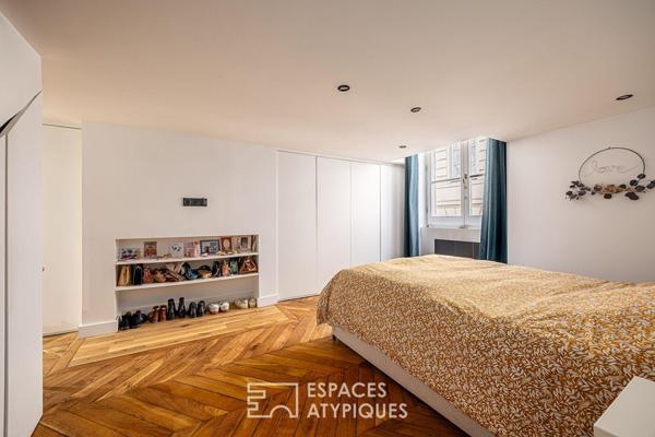 Esprit canut et lignes contemporaines à proximité des quais du Rhône