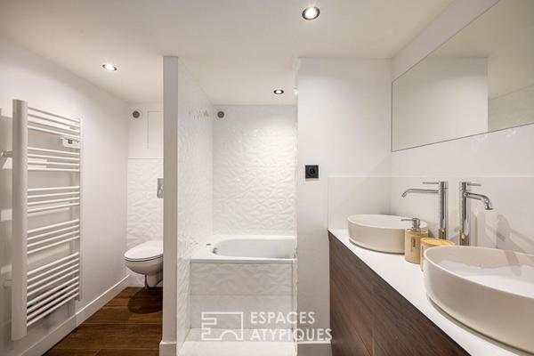 Esprit canut et lignes contemporaines à proximité des quais du Rhône