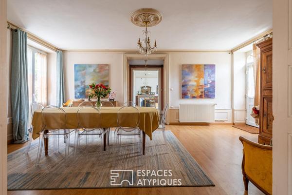 Demeure de maître avec maison d’amis en coeur de bourg